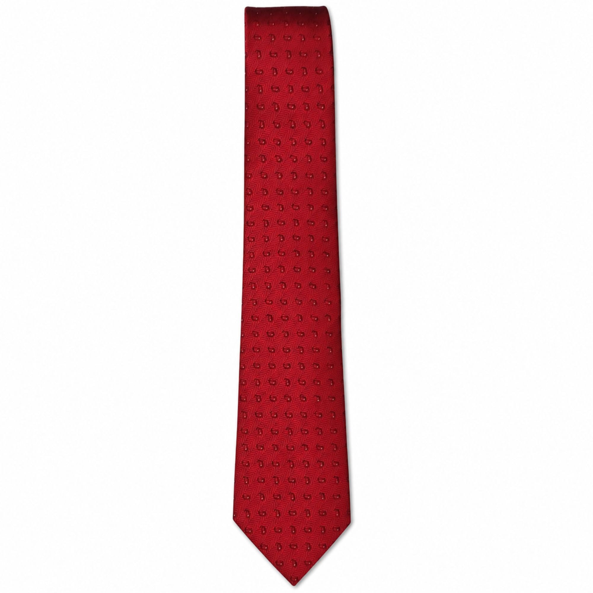 BlackBerry Premium Tie, Pocket Square & Cufflink Combo - Maroon