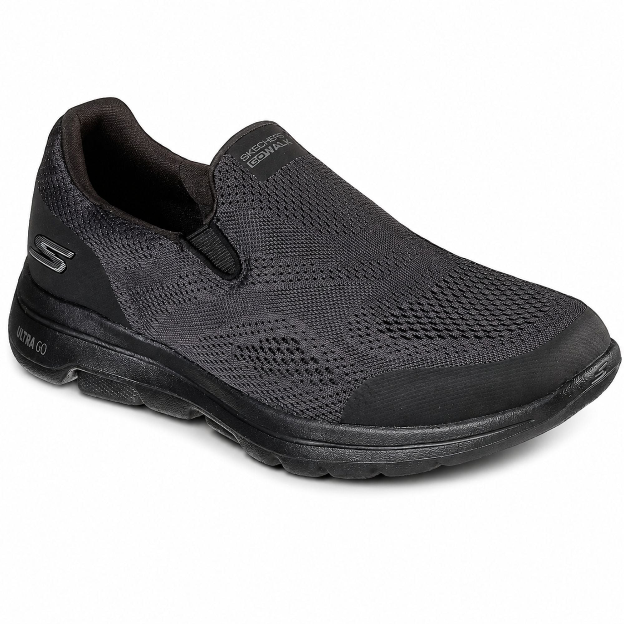 Skechers Go Walk 5 Quadplex Men’s Slip-On Shoes - Black