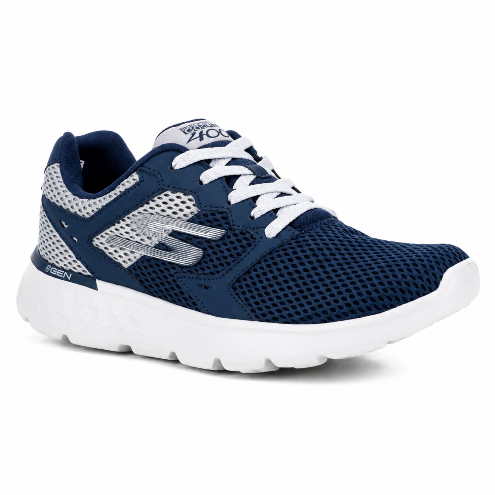 Skechers GO RUN 400 Men’s Running Sneakers - Navy/Grey