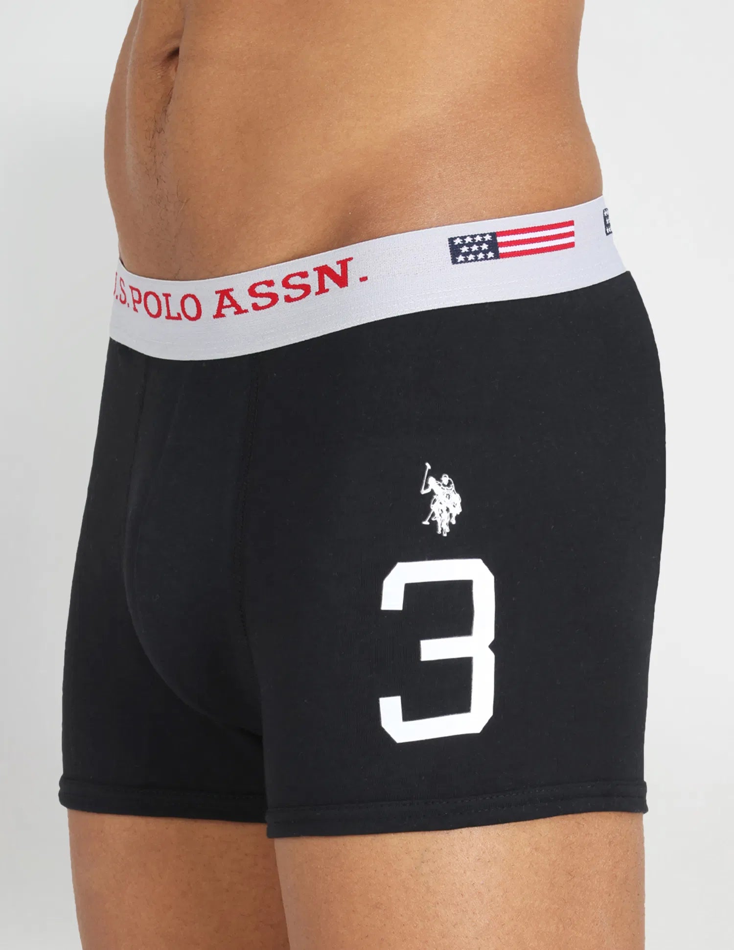 USPA Black Men's Trunks - Pack of 1