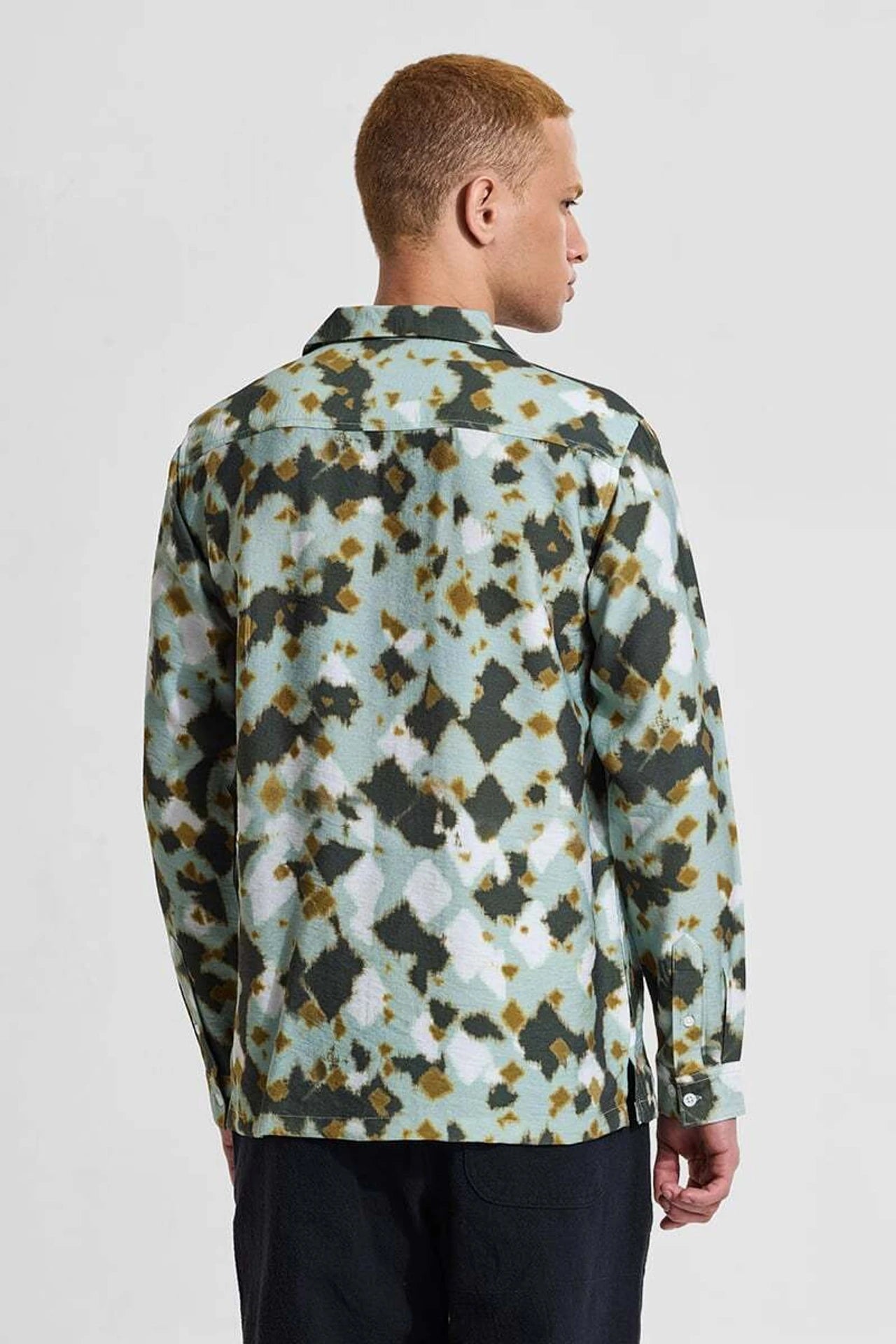 Snitch Multicolor Regular Fit Self Design Shirt for Men