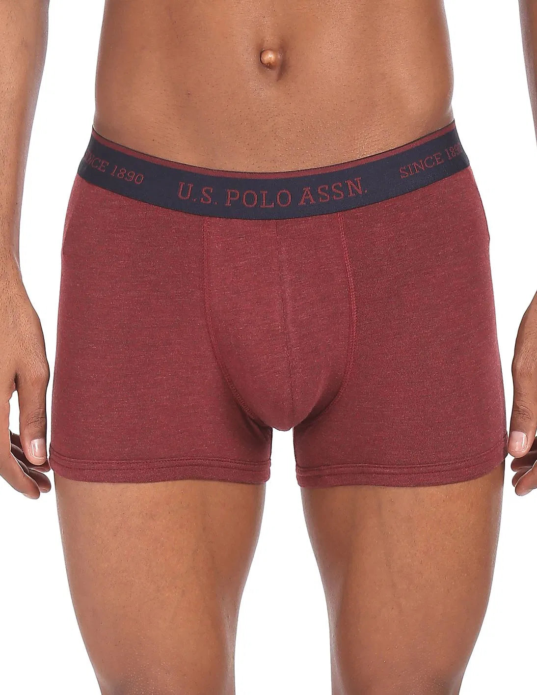 USPA Burgundy Men's Trunks - Pack of 1