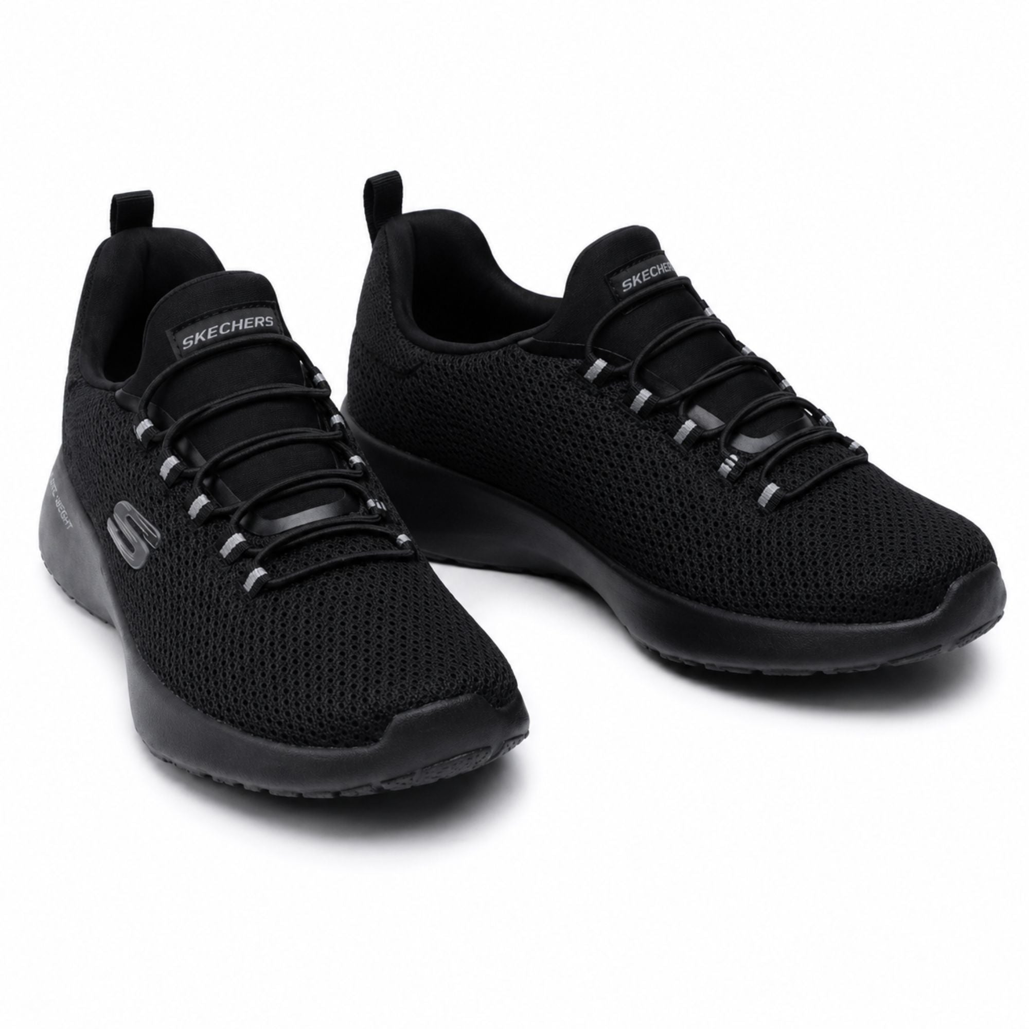 Skechers Dynamight Men’s Lite-Weight Walking Shoes – Black