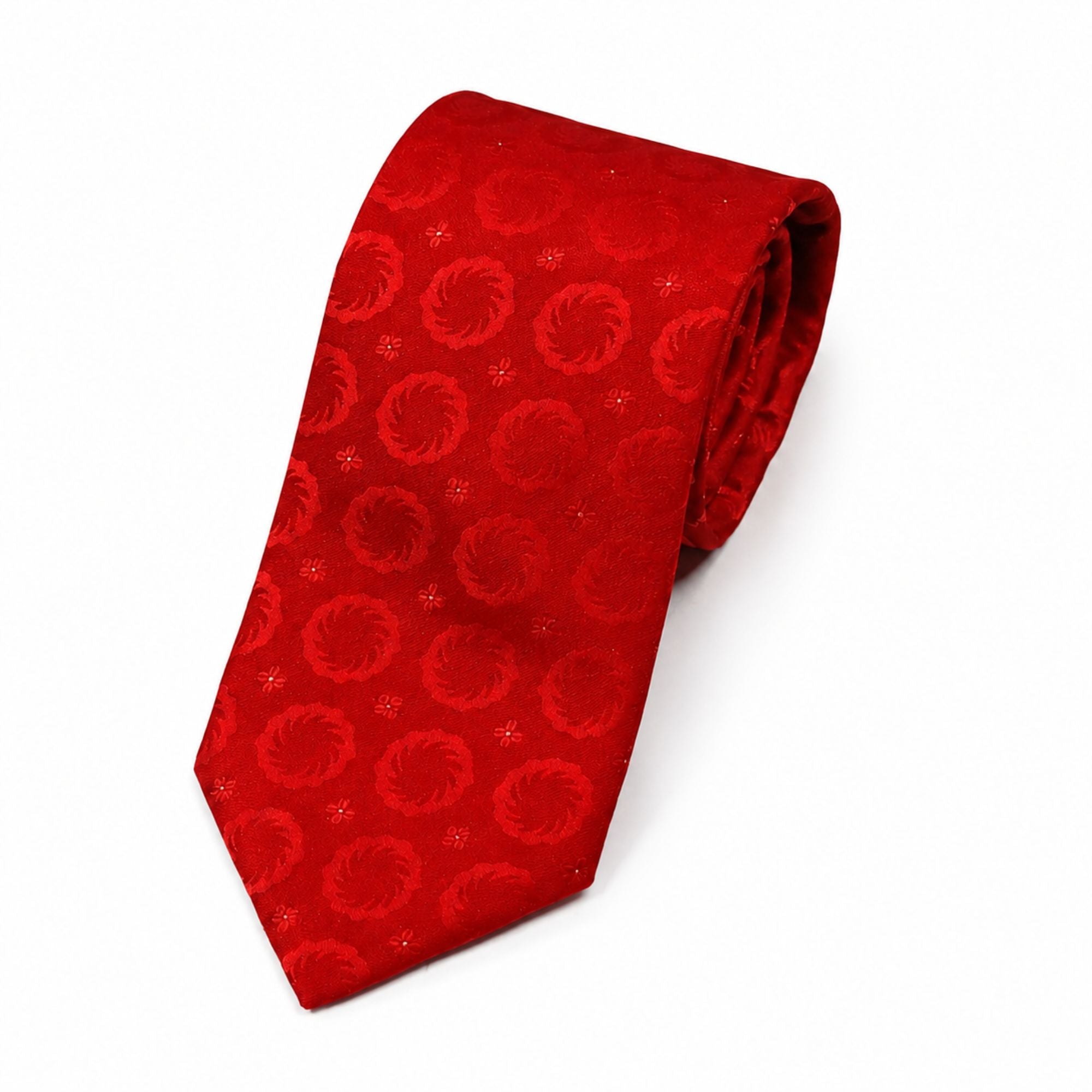 BlackBerry Premium Tie, Pocket Square & Cufflink Combo - Red