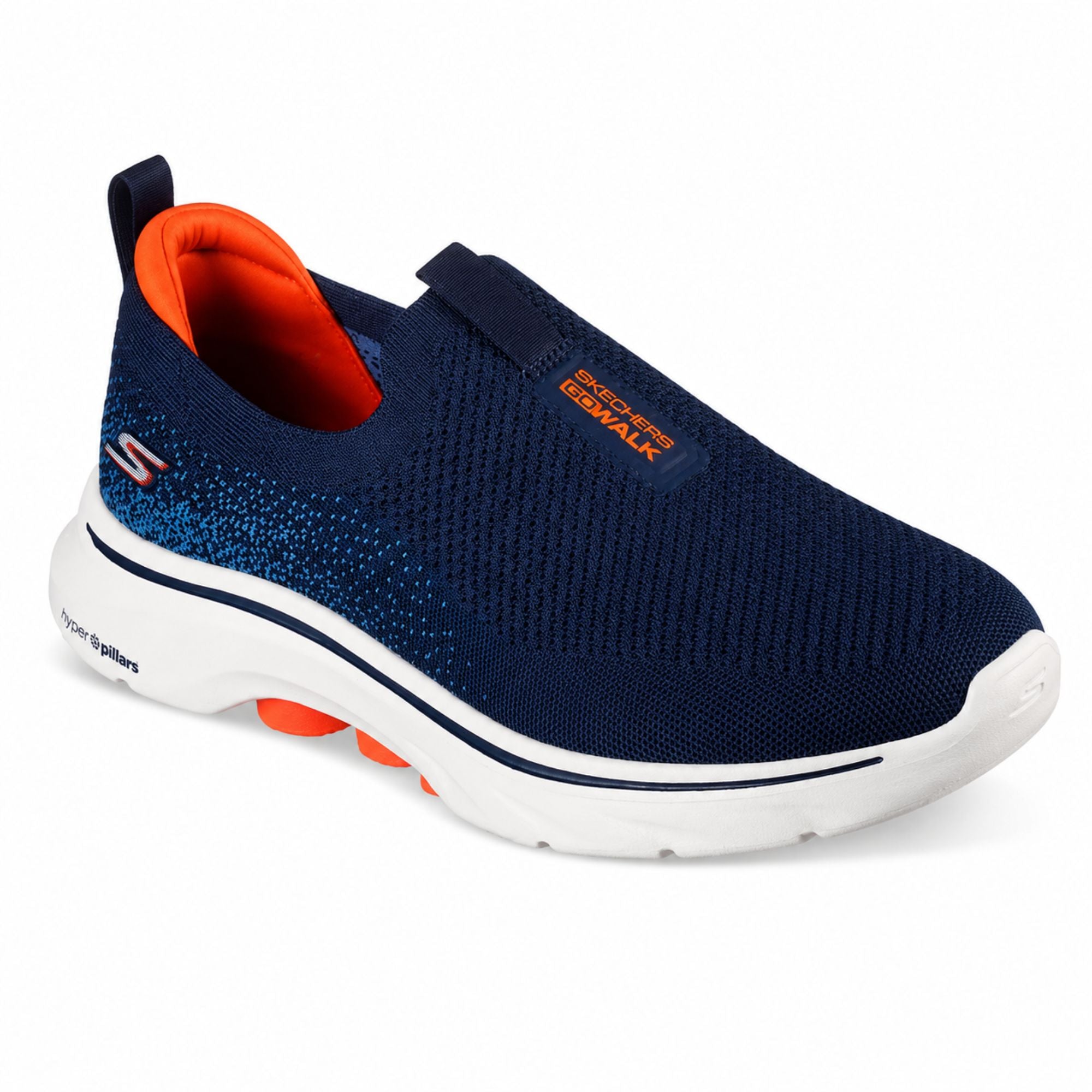 Skechers GO WALK 7 Men’s Walking Shoes - Blue/Orange