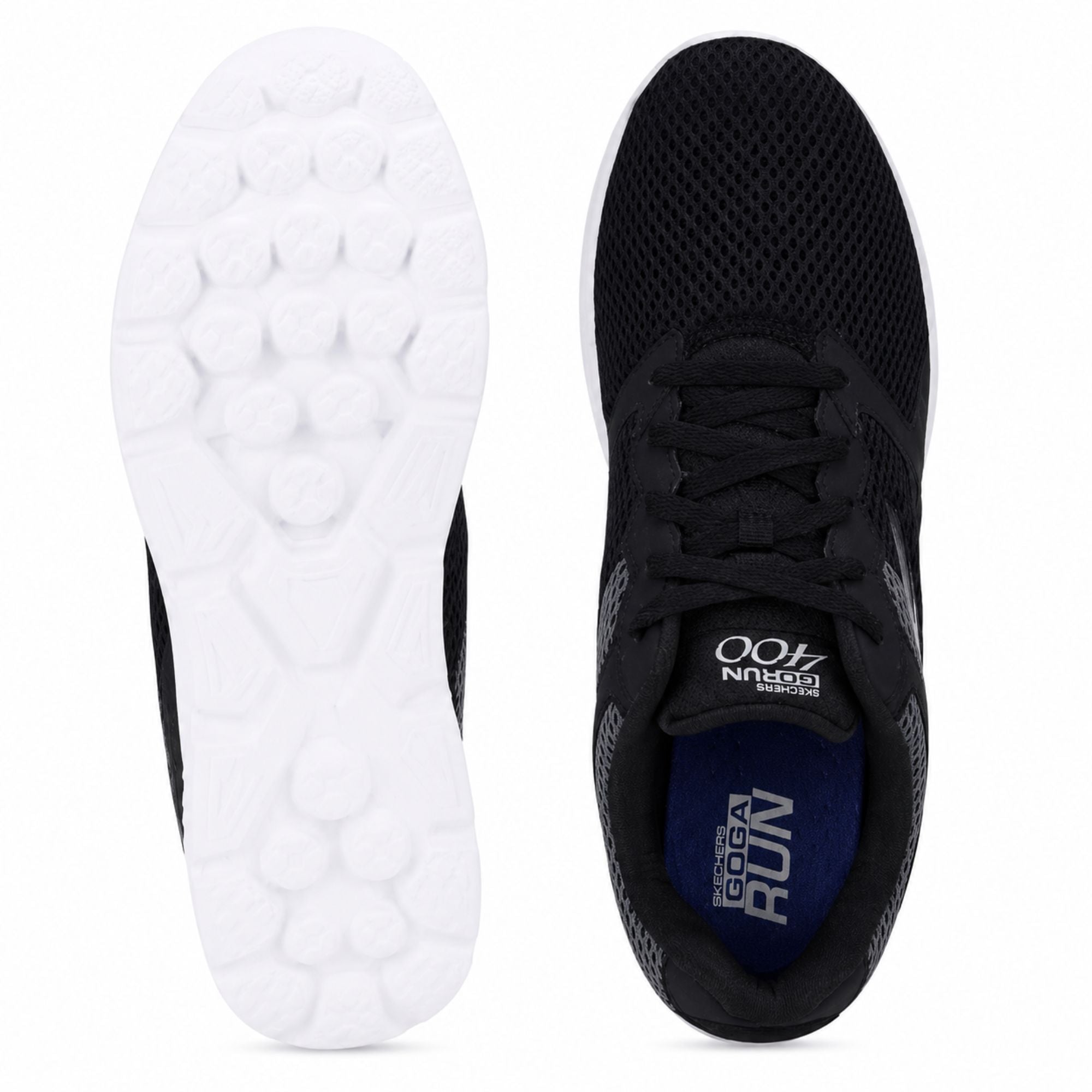 Skechers Go Run 400 Men’s Running Shoes - Black/White