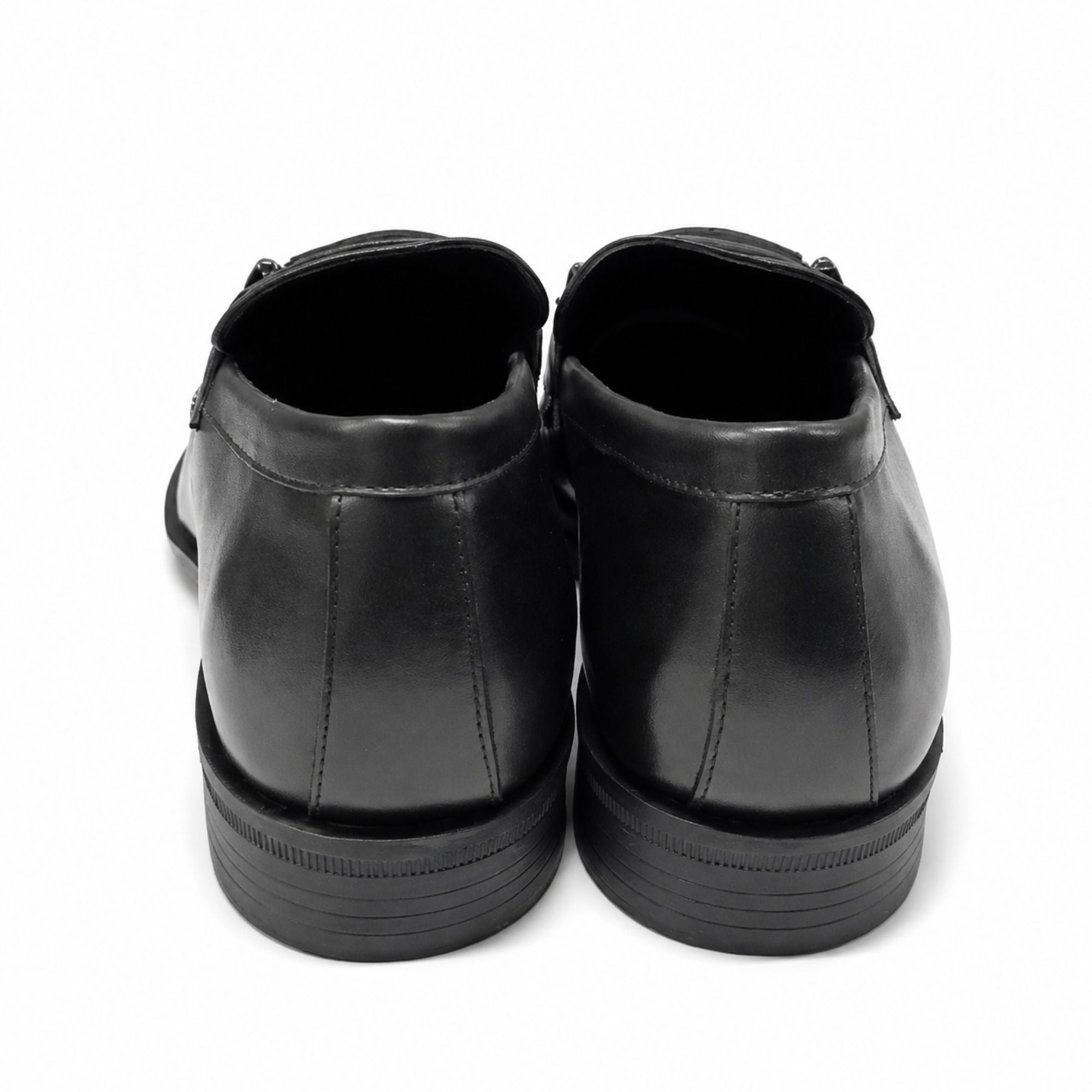 Boss Men’s Premium Penny Loafer Leather Shoes - Black