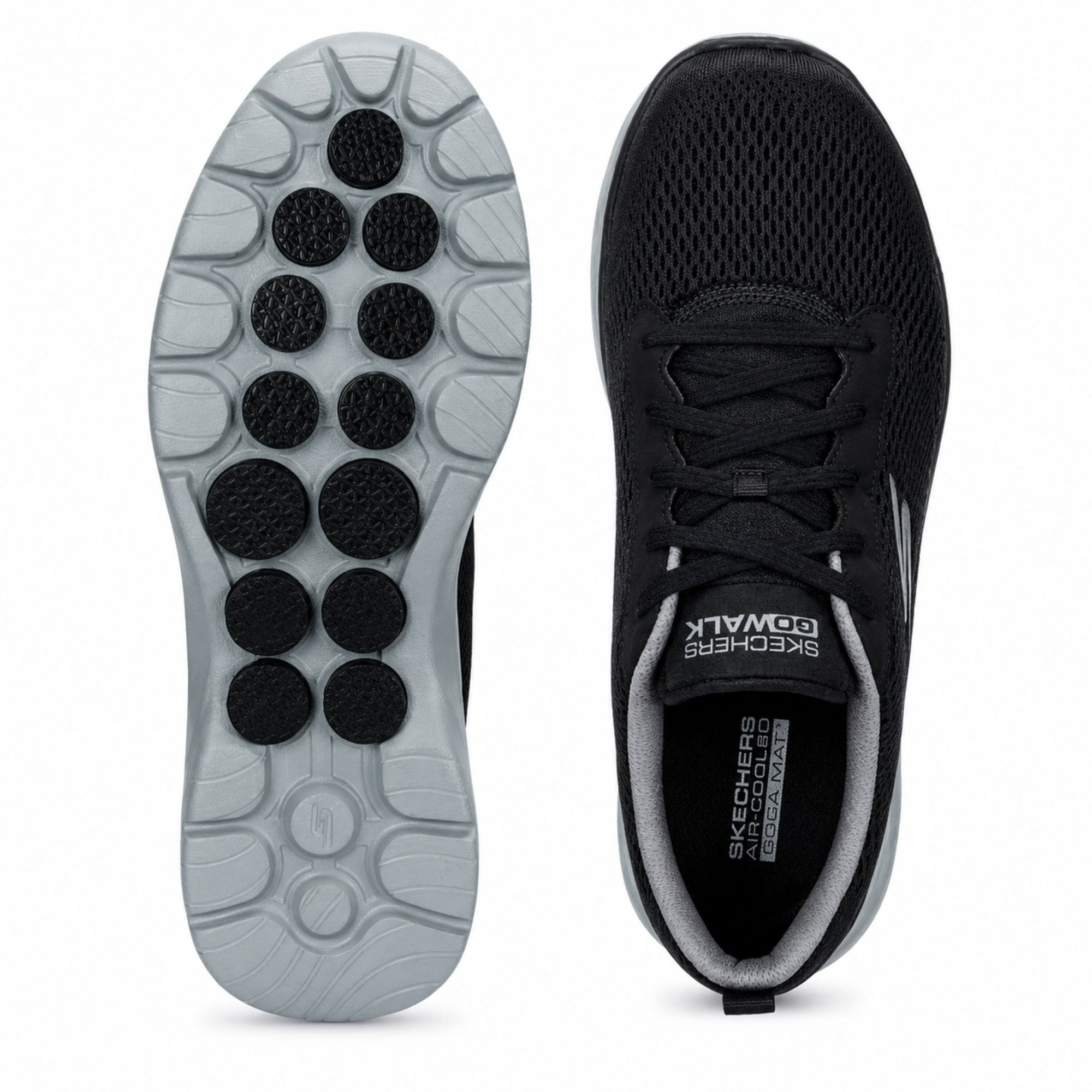 Skechers GO WALK 6 AVALO 2.0 Men’s Casual Shoes - Black/Grey
