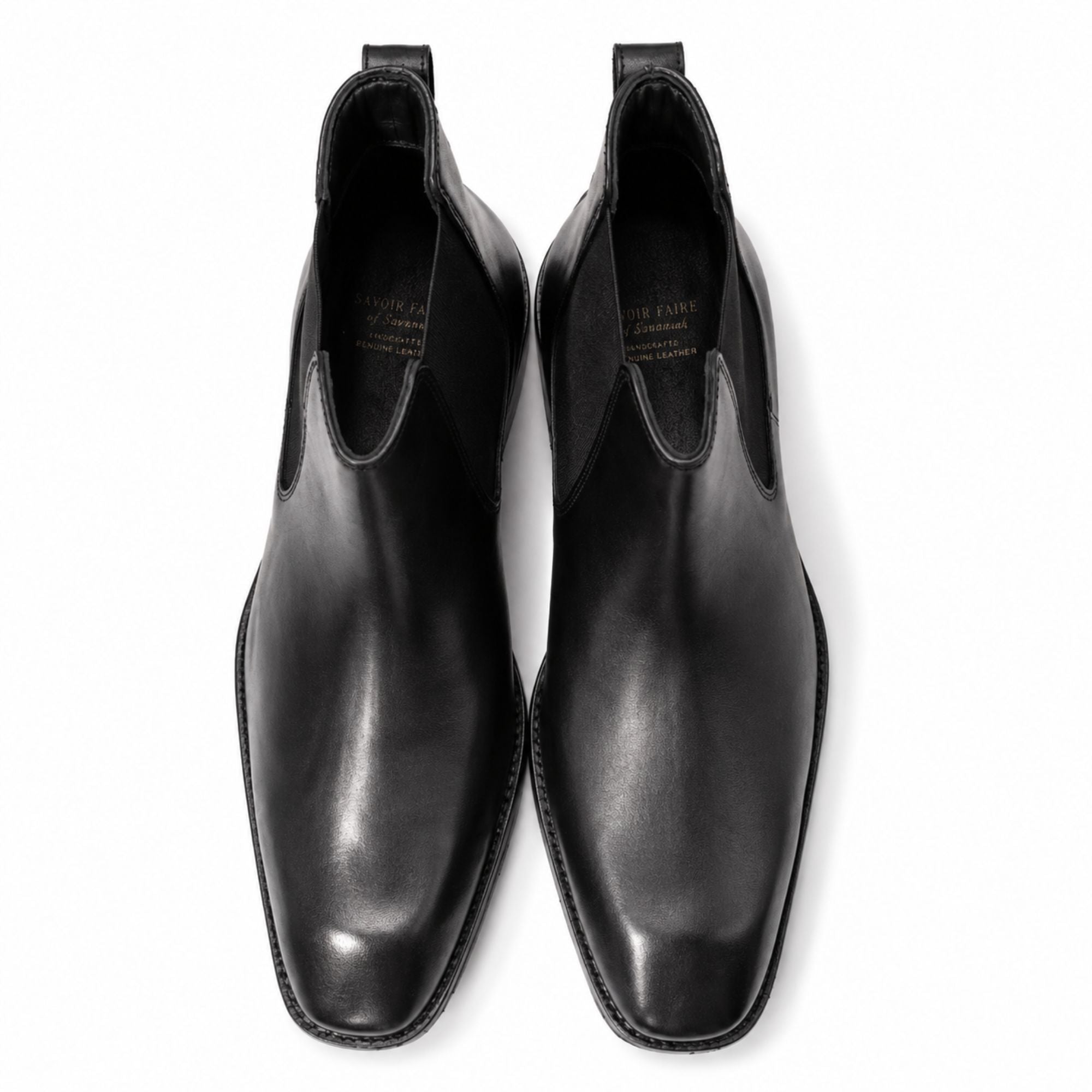 Brooks Brothers Classic Chelsea Boots for Men’s - Black