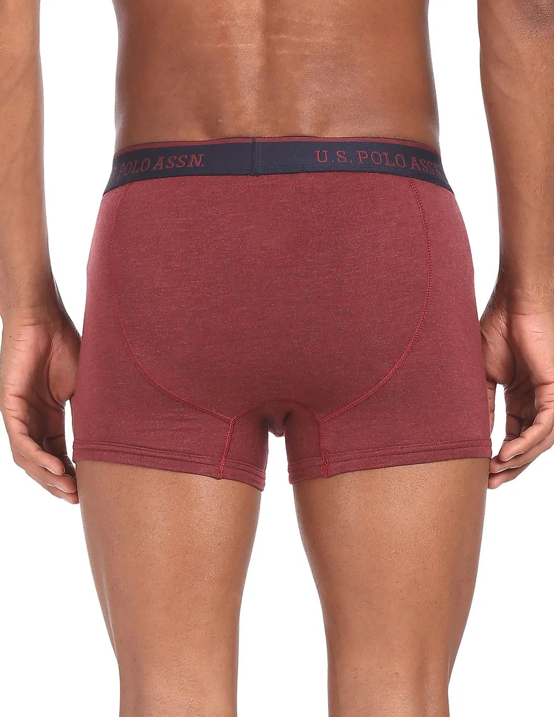 USPA Burgundy Men's Trunks - Pack of 1
