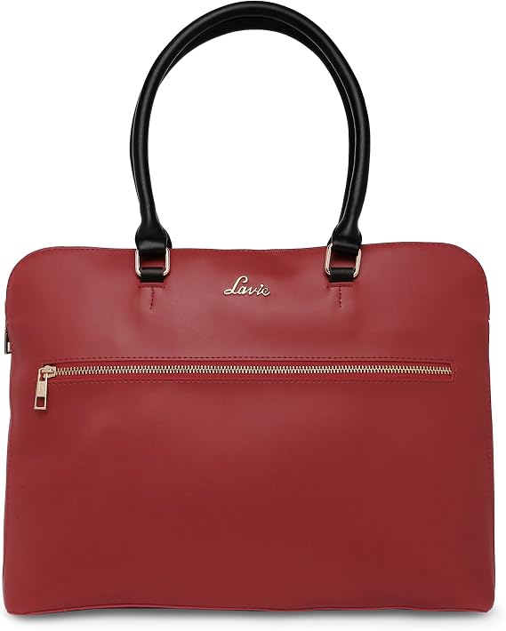 Lavie Lit Module Women's Laptop Satchel Bag Red | Stylish Work Bag