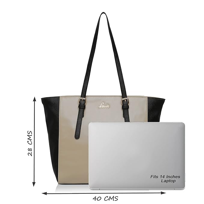 Lavie Bursa Medium Women's Tote Bag Beige | Stylish Office Handbag