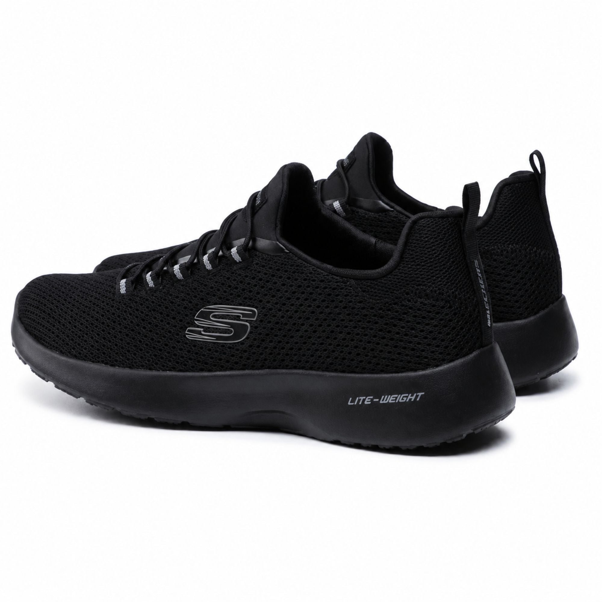 Skechers Dynamight Men’s Lite-Weight Walking Shoes – Black