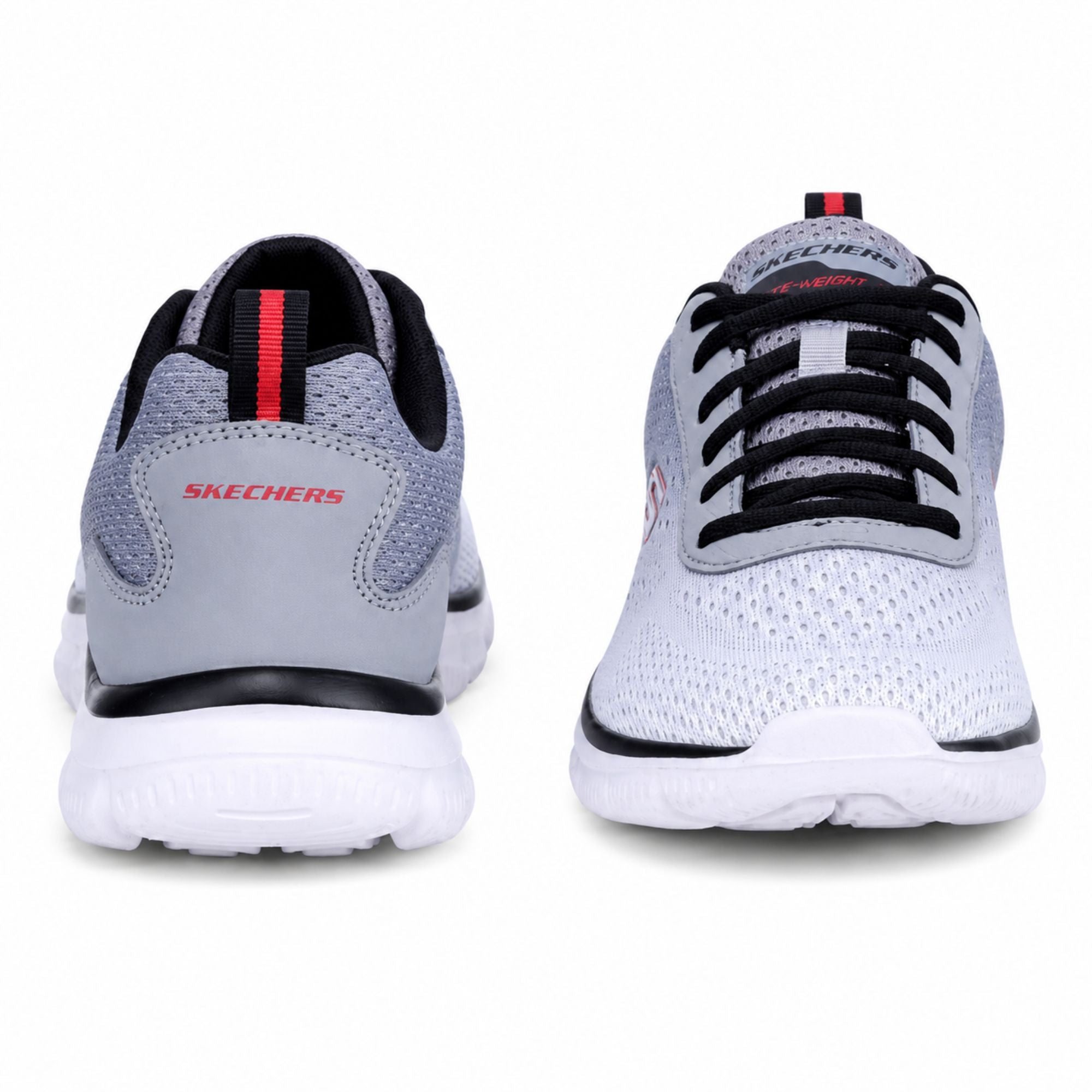 Skechers TRACK-RIPKENT Casuals For Men - Grey/Black