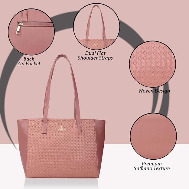 Lavie Bot Tula Women's Tote Bag D Pink | Stylish Office Handbag