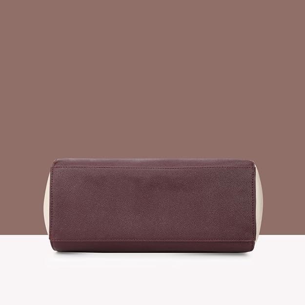 Lavie Bets Women's Maroon Tote Bag | Stylish Work Shoulder Handbag
