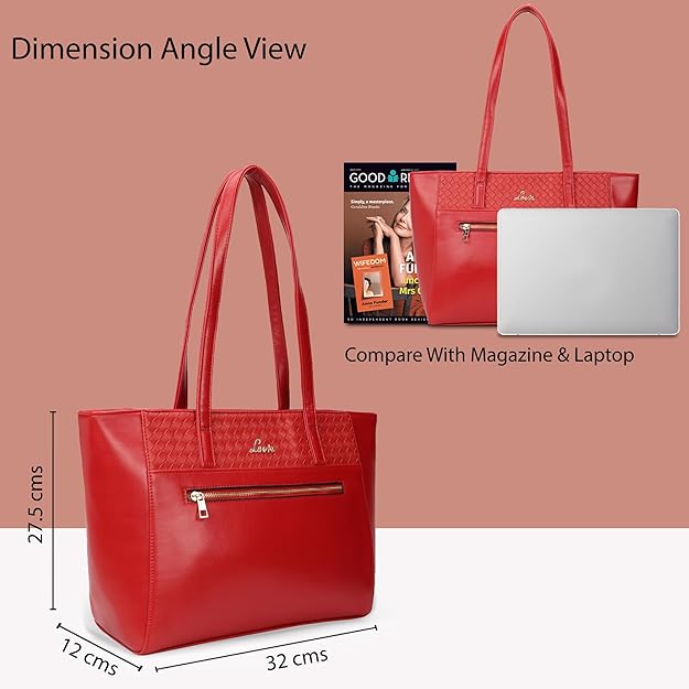 Lavie Bot Ziptula Women's Casual Tote Bag Red | Stylish Handbag