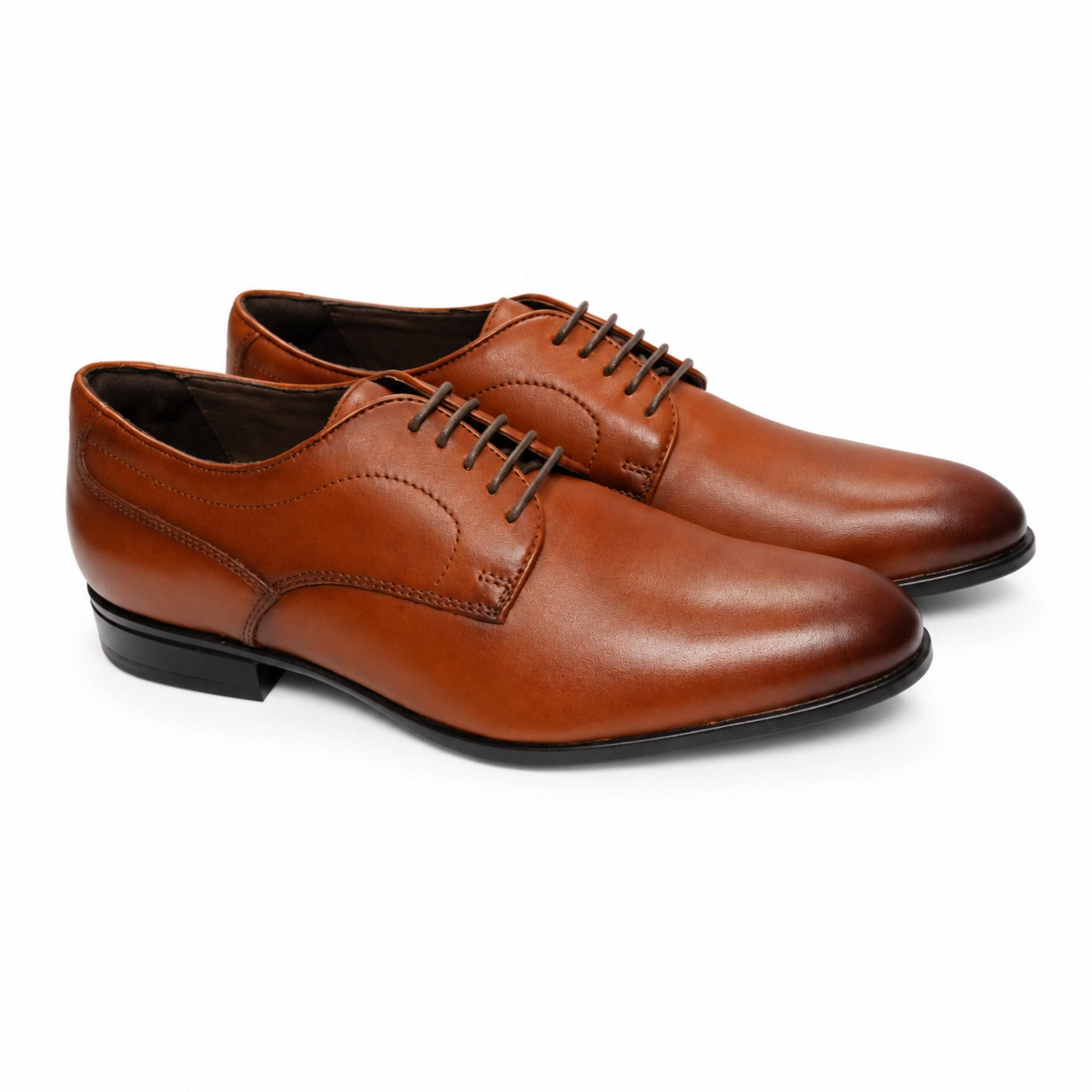 Geox Men’s Premium Formal Lace-Up Shoes - Tan Brown