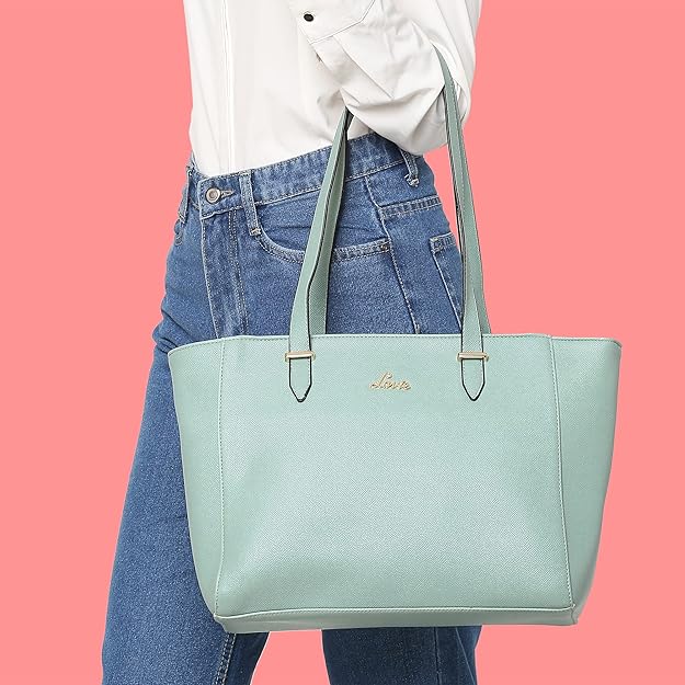 Lavie Berry Women's Mint Tote Bag | Stylish Shoulder Handbag