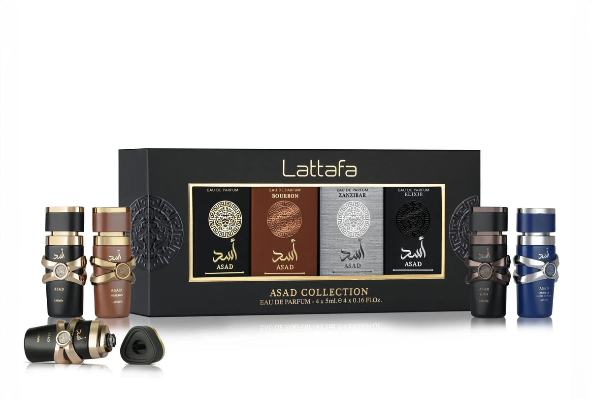 Lattafa Asad Collection Perfume Gift Set 5 x 5ml