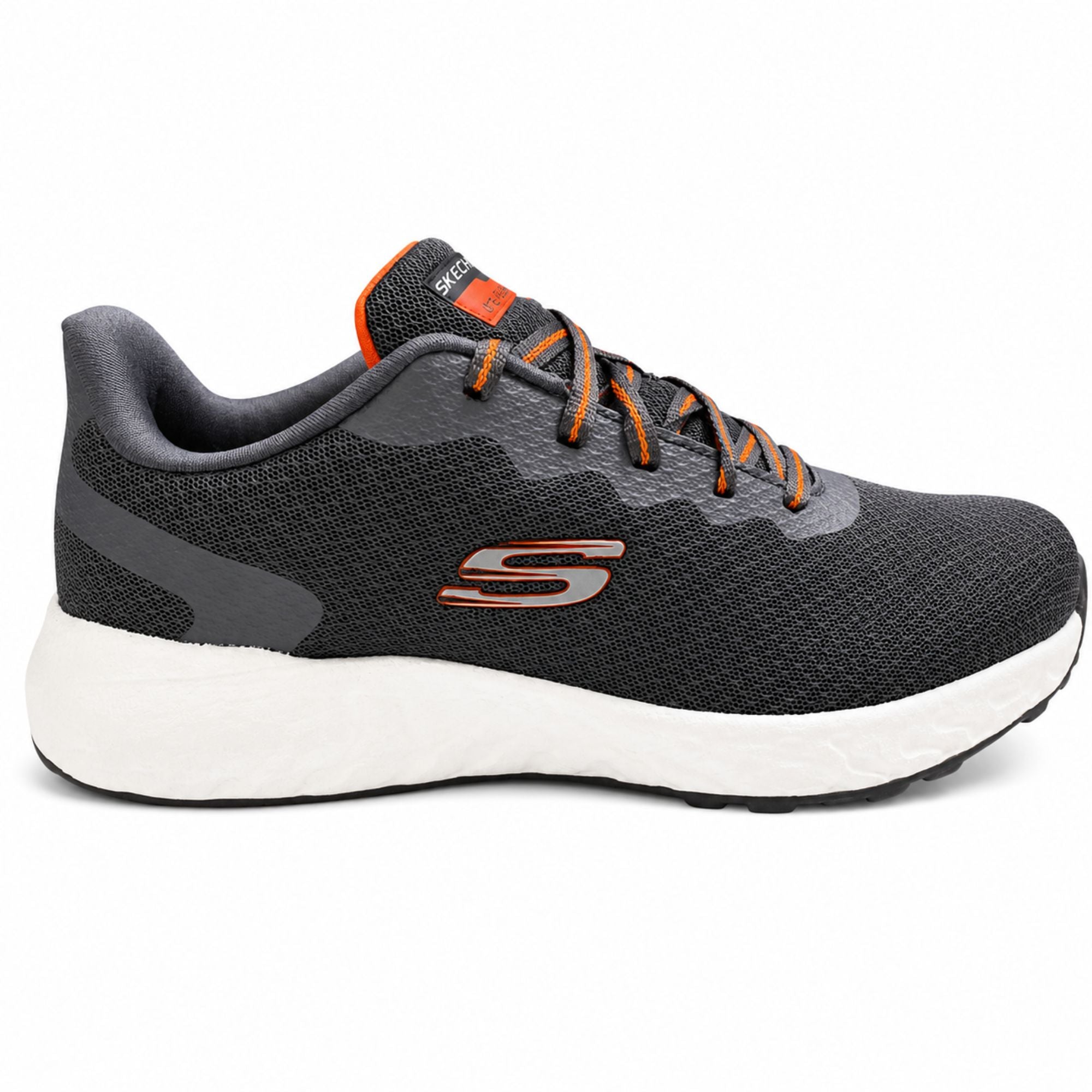 Skechers TERRENEX Men’s Casual Sneakers - Grey/Orange