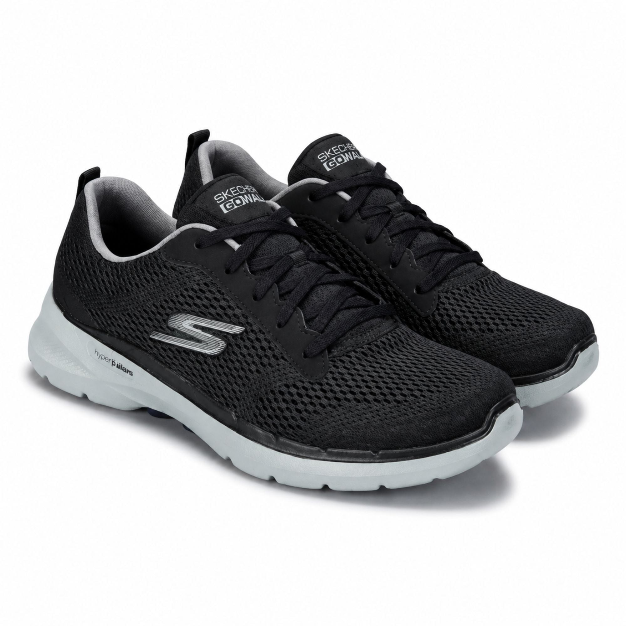Skechers GO WALK 6 AVALO 2.0 Men’s Casual Shoes - Black/Grey