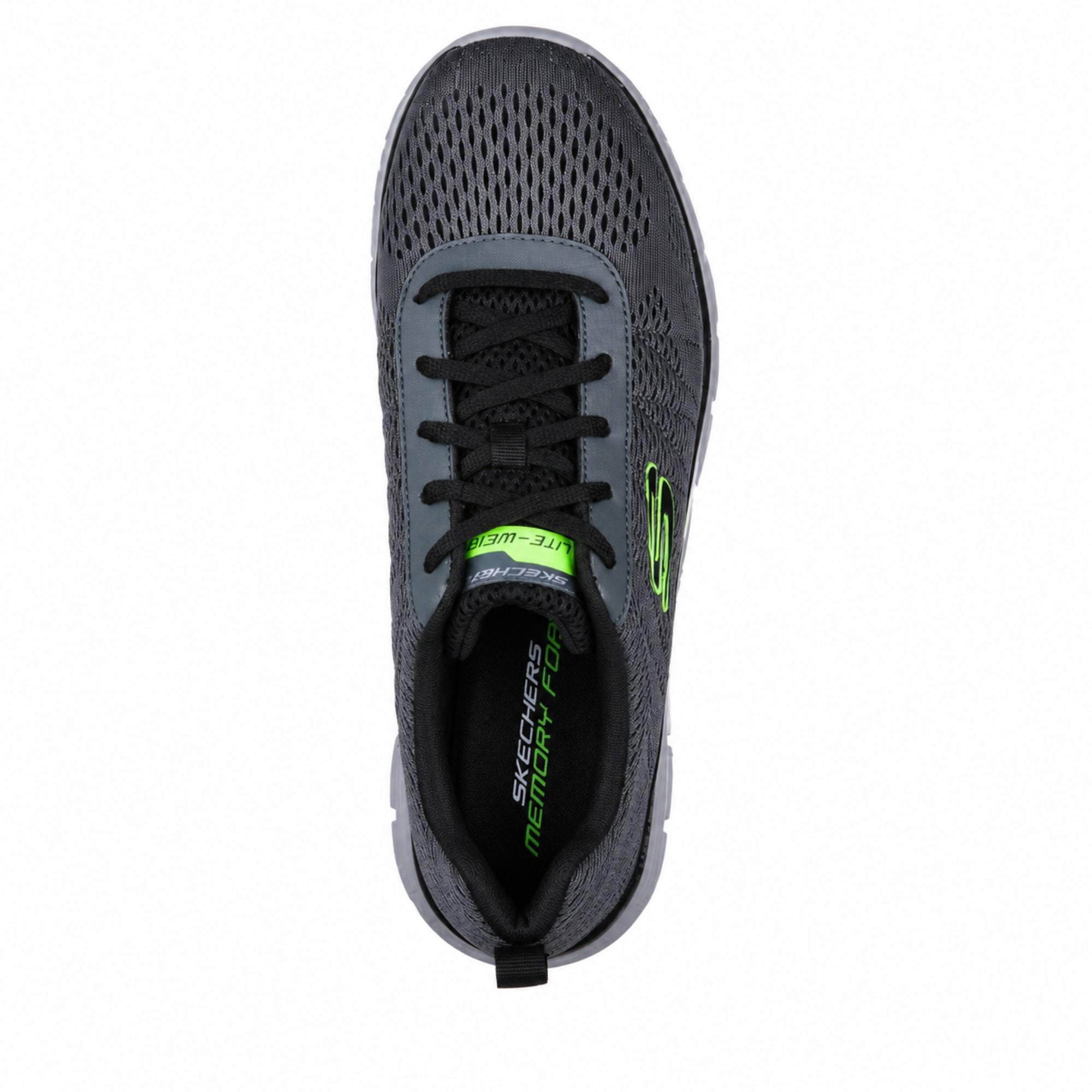 Skechers Track Moulton Men’s Sneakers - Charcoal Black
