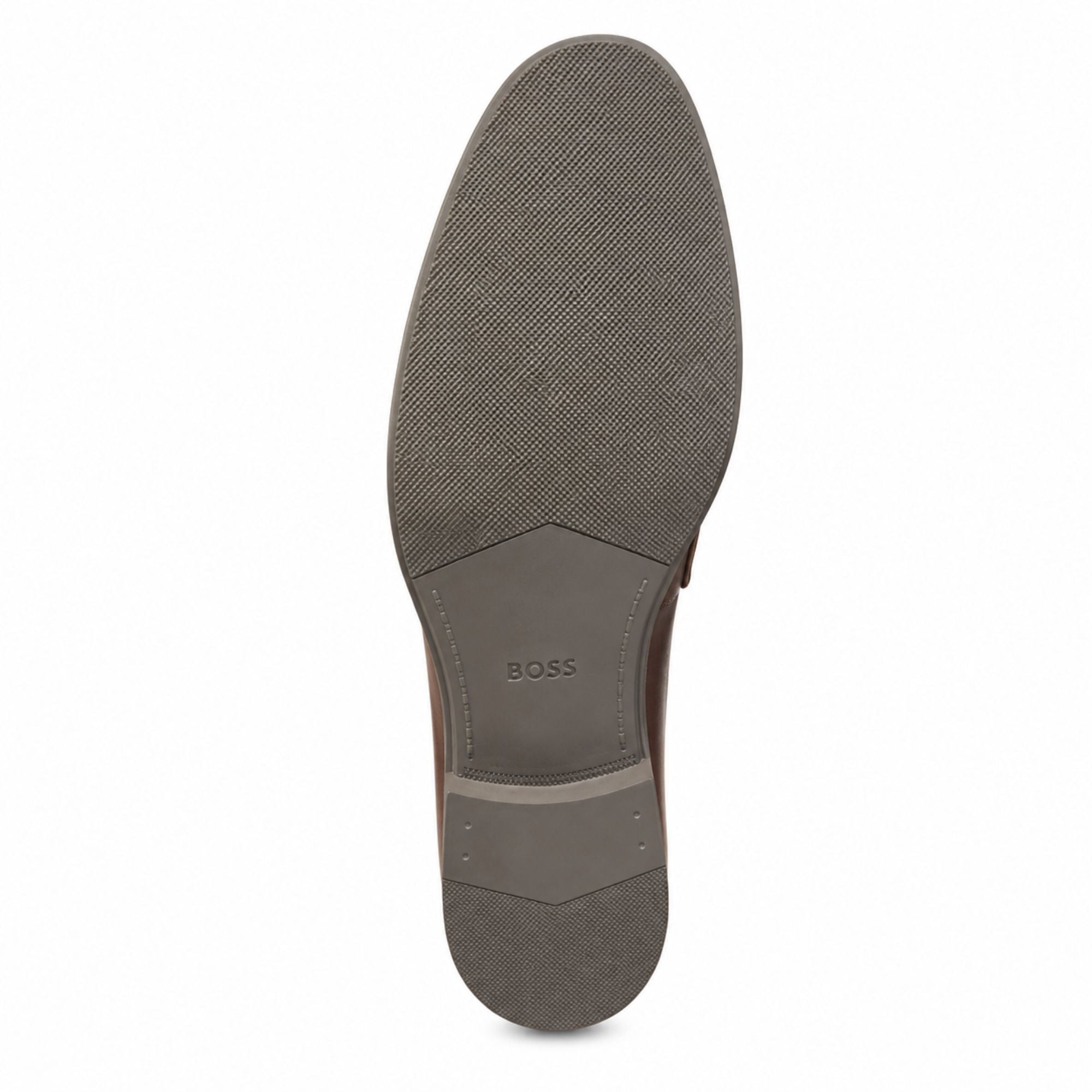 Boss Men’s Premium Penny Loafer Leather Shoes - Brown