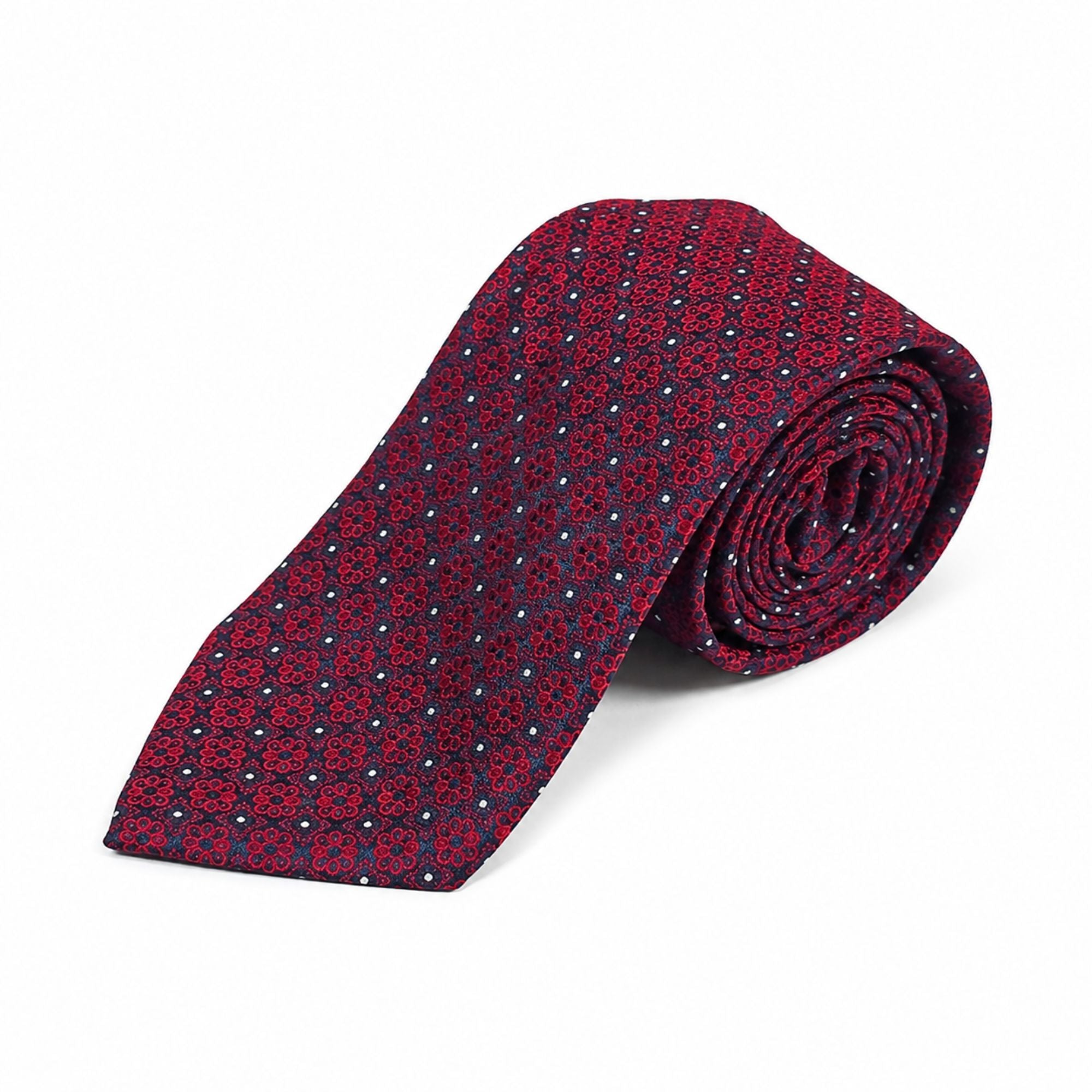 BlackBerry Premium Tie, Pocket Square & Cufflink Combo - Maroon