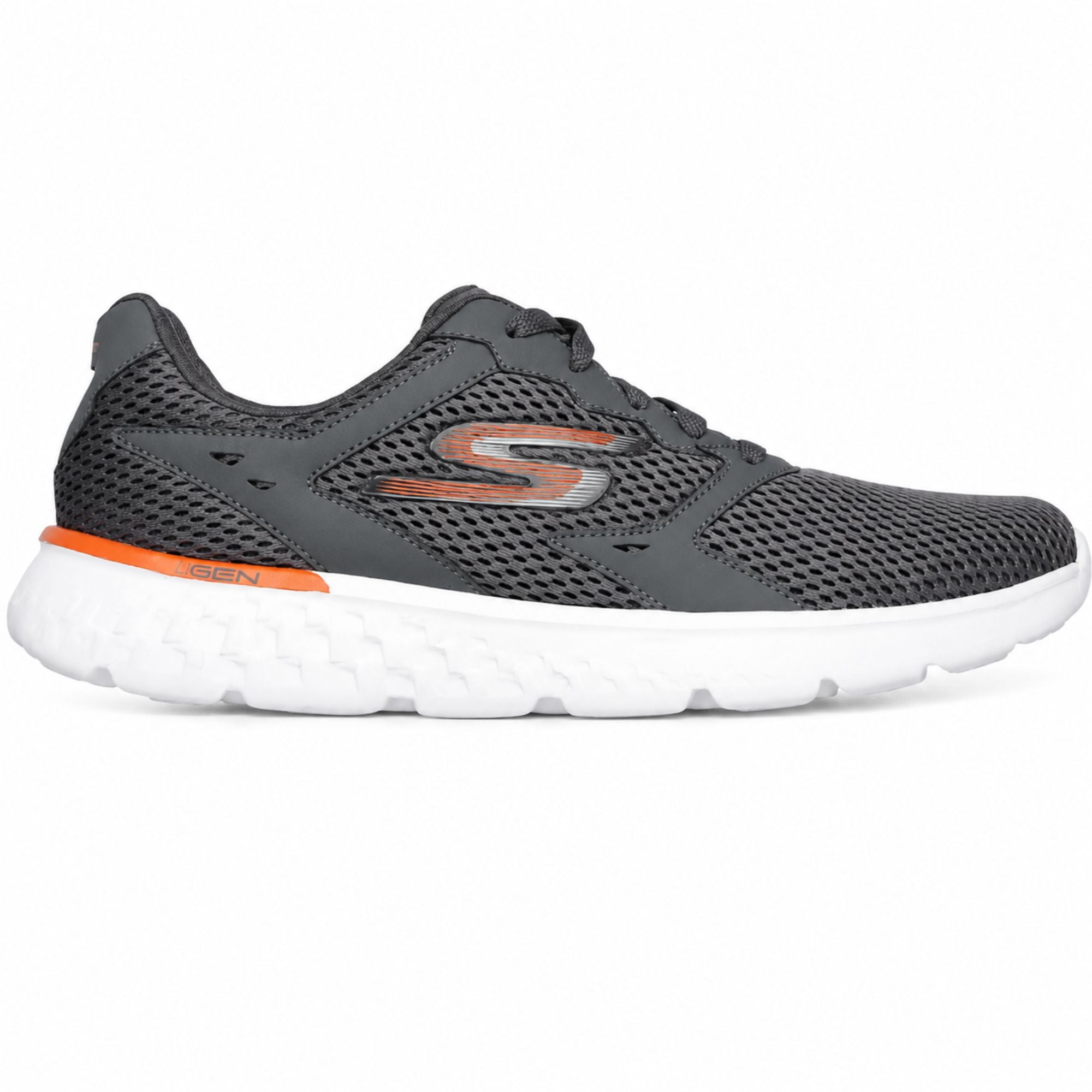 Skechers GO RUN 400 Men’s Running Shoes - Grey/Orange