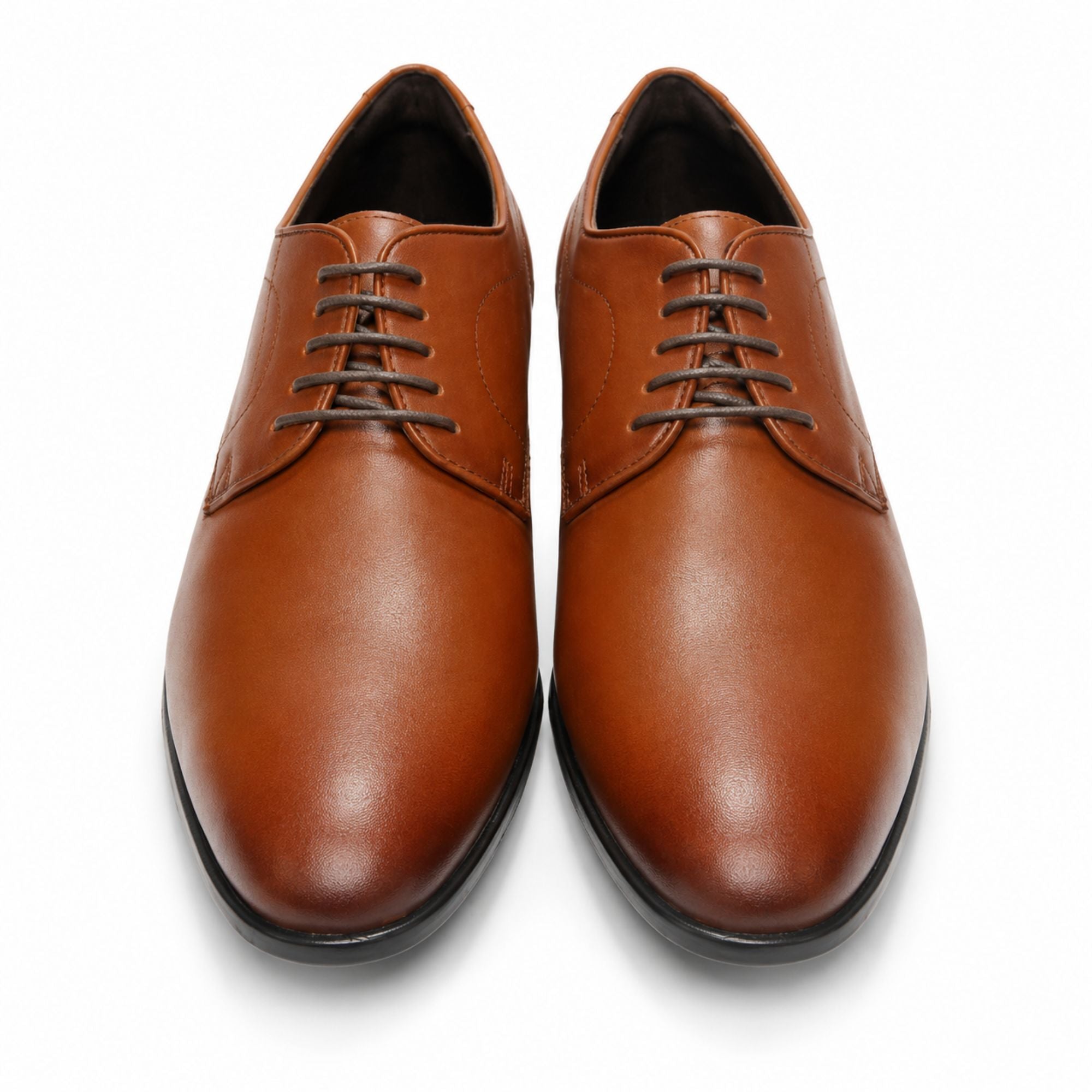Geox Men’s Premium Formal Lace-Up Shoes - Tan Brown