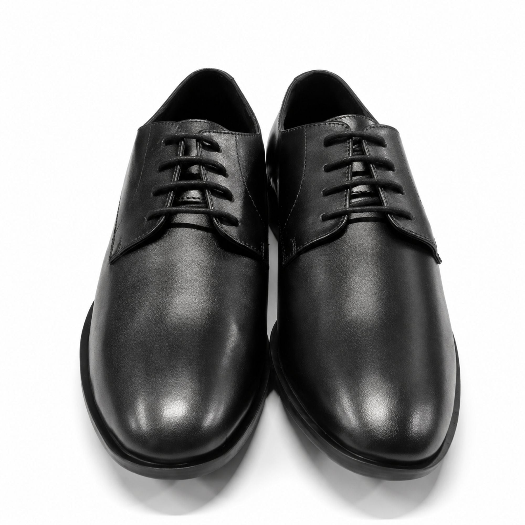 Boss Men’s Premium Derby Leather Formal Shoes - Black