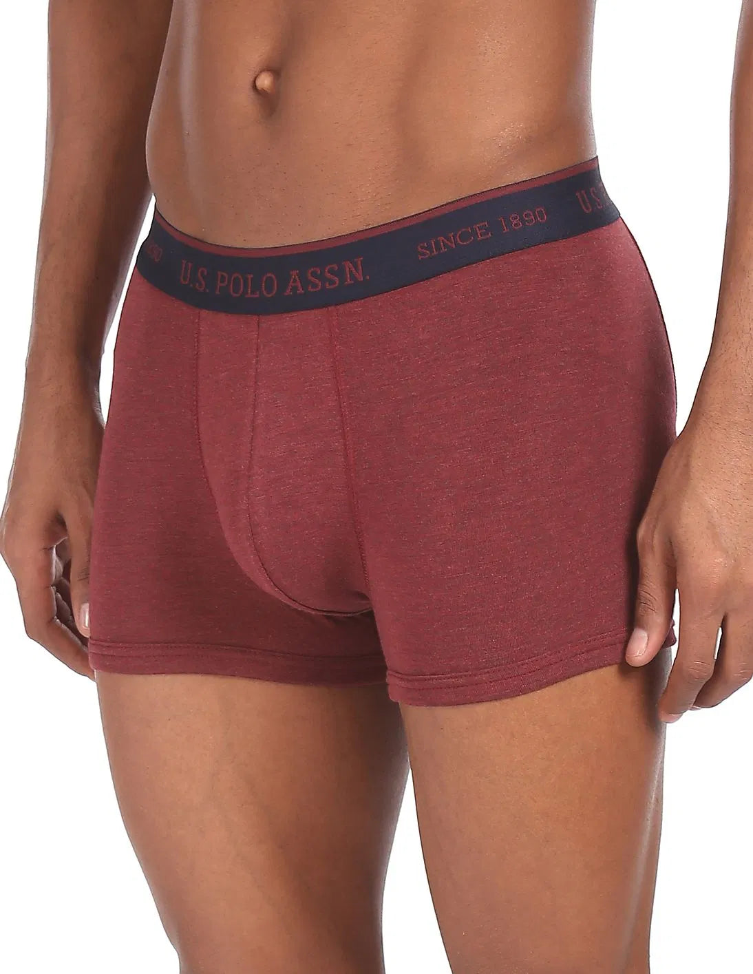 USPA Burgundy Men's Trunks - Pack of 1