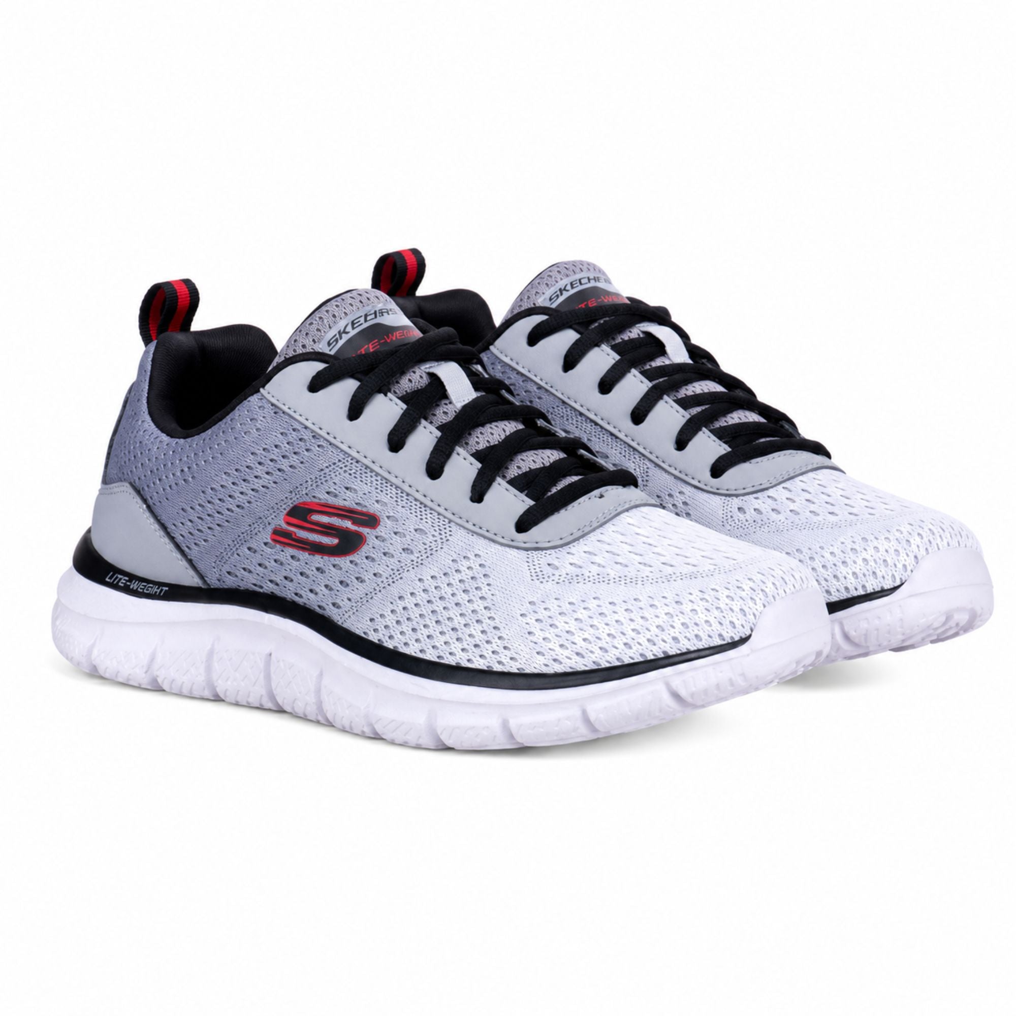 Skechers TRACK-RIPKENT Casuals For Men - Grey/Black