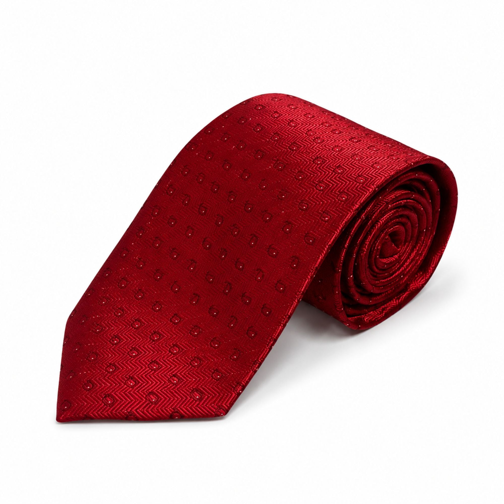 BlackBerry Premium Tie, Pocket Square & Cufflink Combo - Maroon