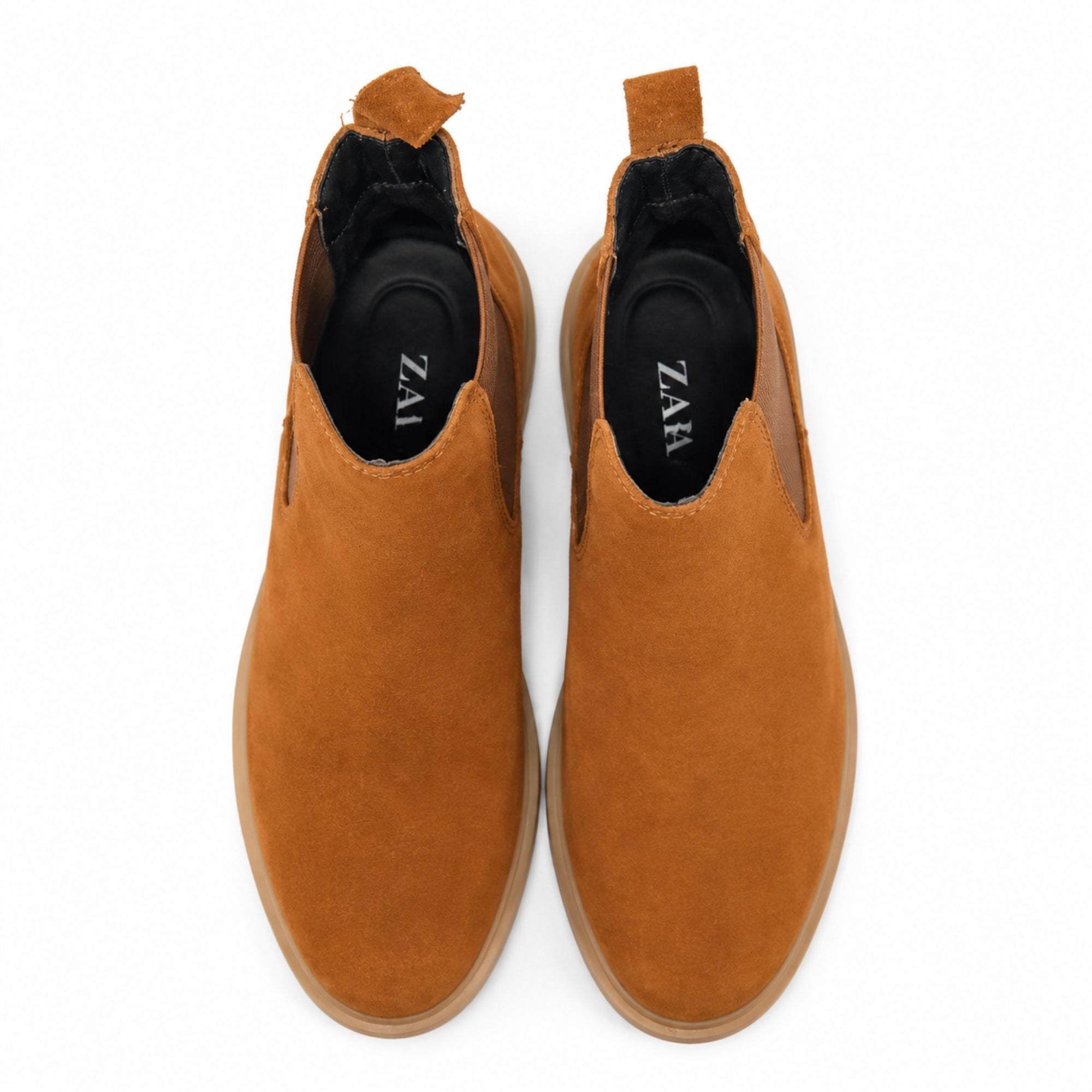 ZARA Maddox Chelsea Boots for Men - Tan