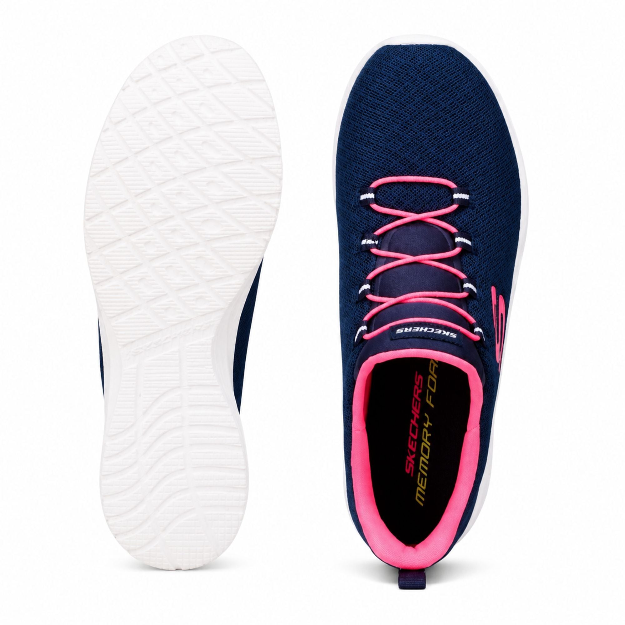 Skechers Dynamight Women’s Sneakers - Navy/Pink
