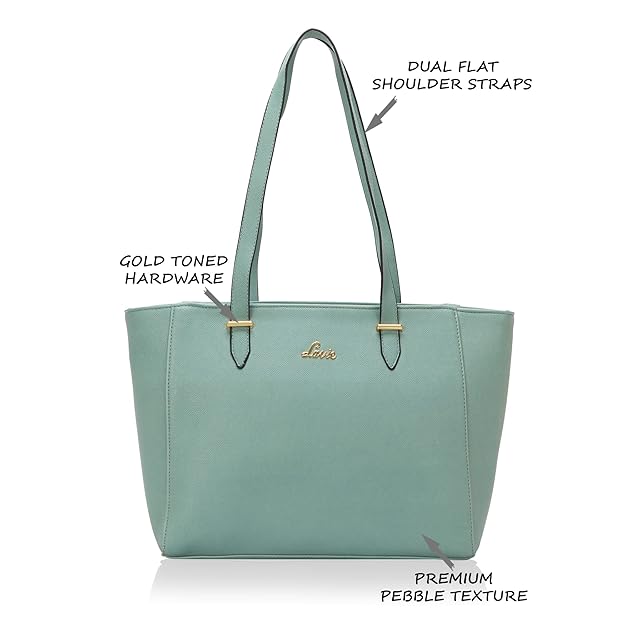 Lavie Berry Women's Mint Tote Bag | Stylish Shoulder Handbag