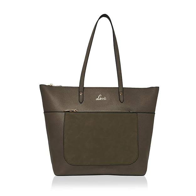 Lavie Amelia Women's Olive Tote Bag | Stylish Shoulder Handbag
