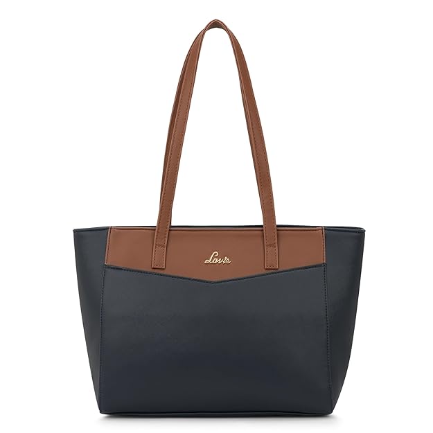 Lavie Women's Tula Tote Bag Navy | Stylish Office Shoulder Handbag