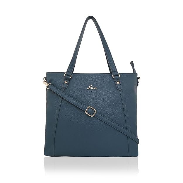 Lavie Wodehouse Women's Peacock Blue Tote Bag | Stylish Handbag