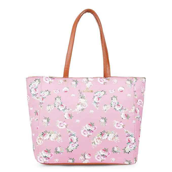 Lavie Flanov Women's Floral Tote Bag Lt Pink | Stylish Handbag