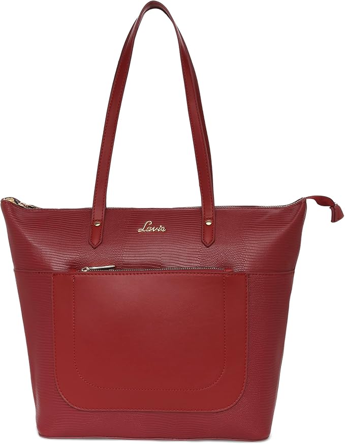 Lavie Liz Lily Women's Maroon Tote Bag | Premium Shoulder Handbag