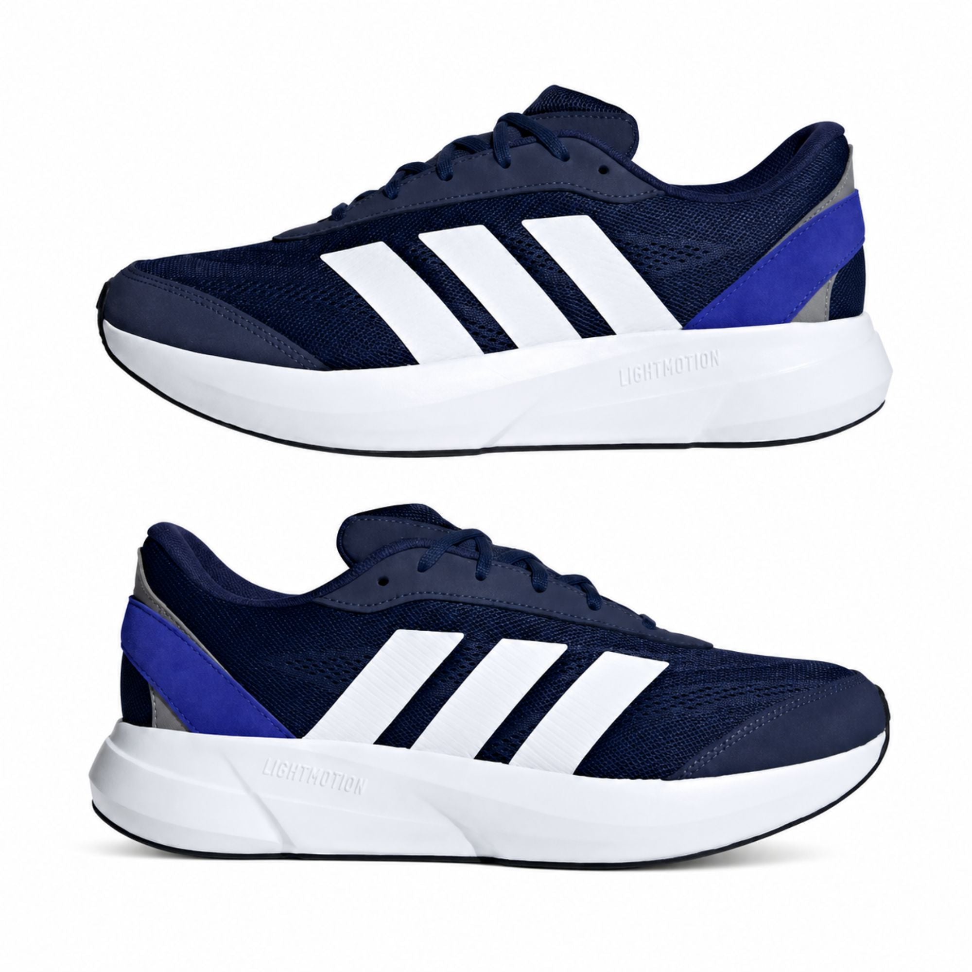 Adidas Men's Lightshift Running Shoes – Dark Blue/White