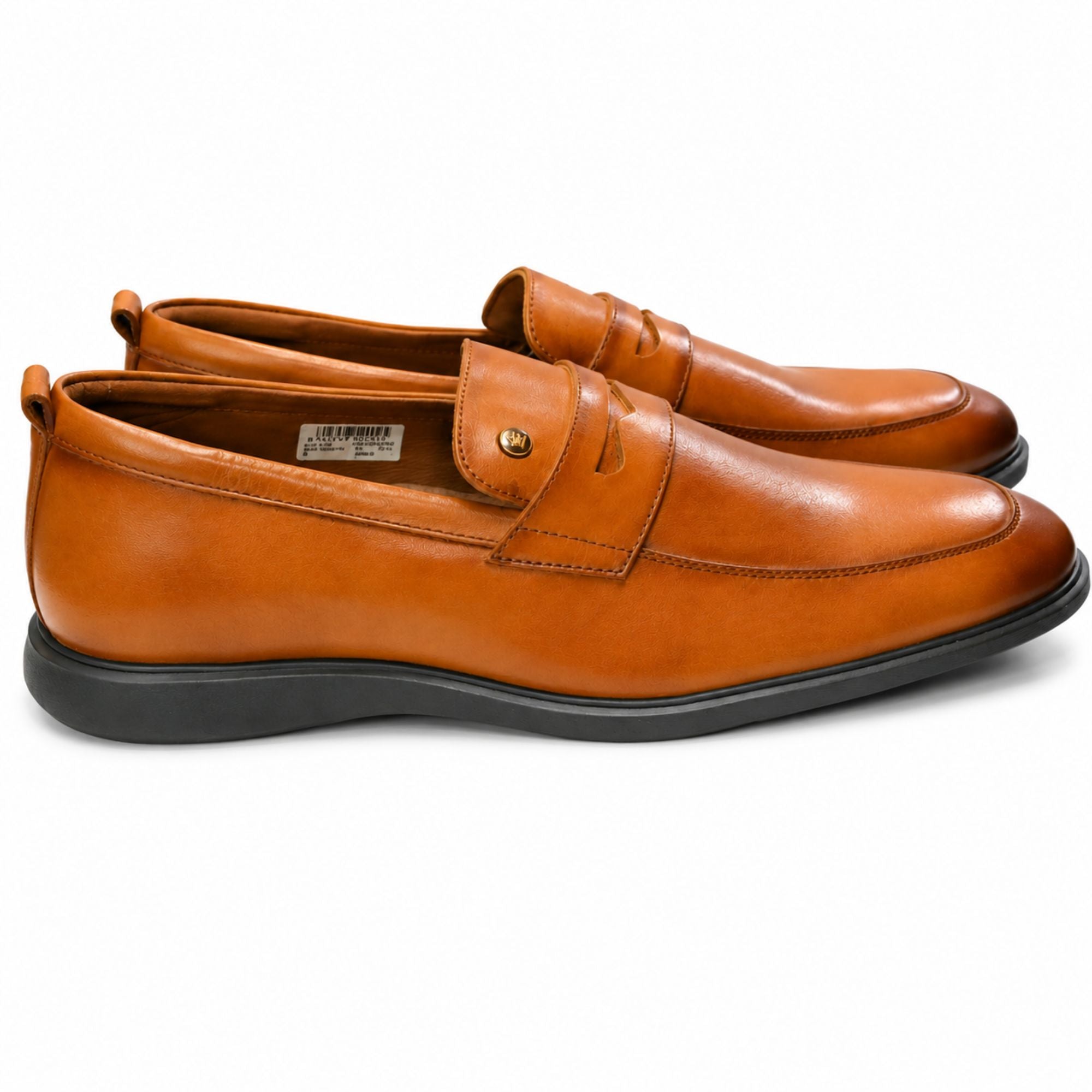 Louis Philippe Men’s Premium Formal Slip-On Shoes - Tan