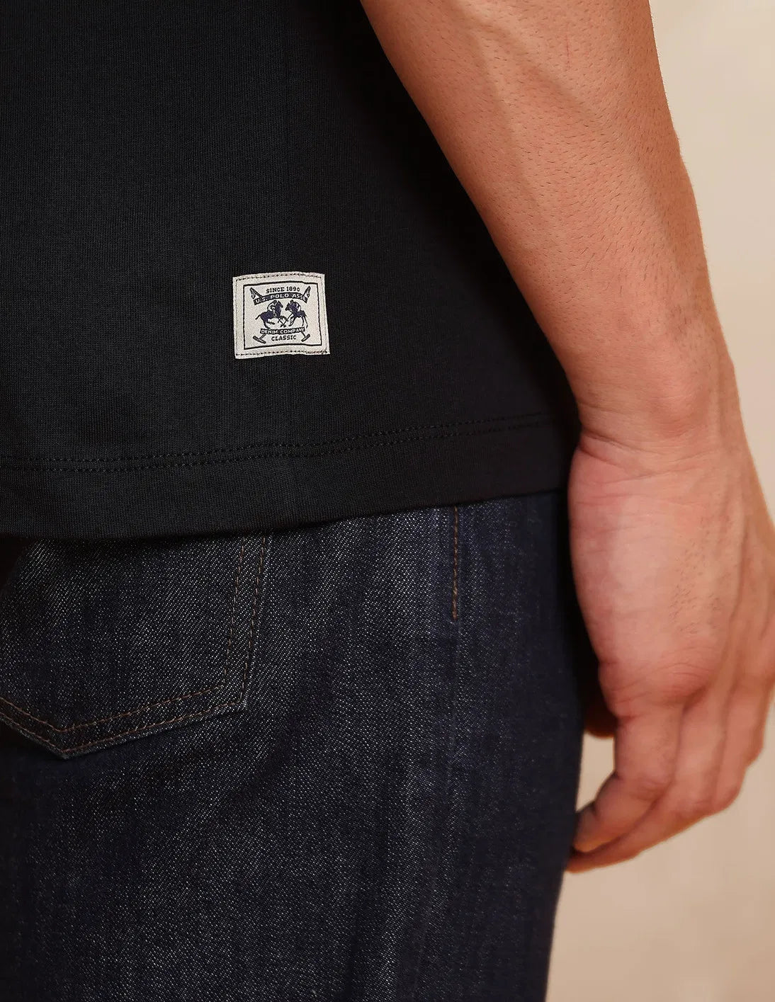U.S. Polo Assn. Denim Co. Graphic Brand Printed Muscle Fit T-Shirt