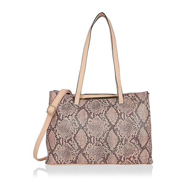 Lavie Pyth Viga Women's Light Pink Medium Satchel Bag | Stylish Purse