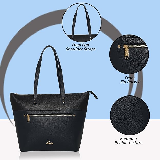 Lavie Tonal Dolly Women's Navy Tote Bag | Stylish Shoulder Handbag