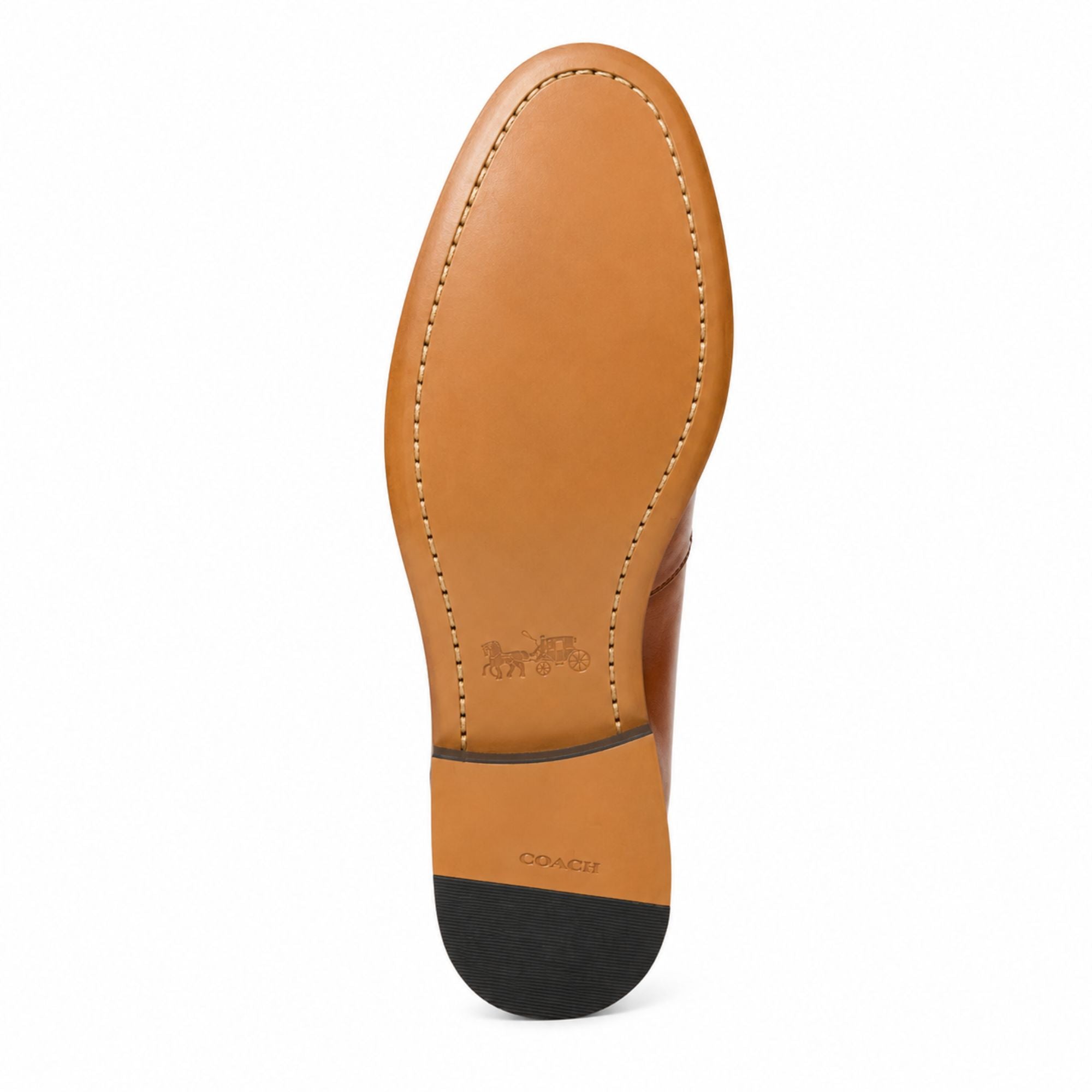 COACH Men’s Premium Leather Loafers - Tan
