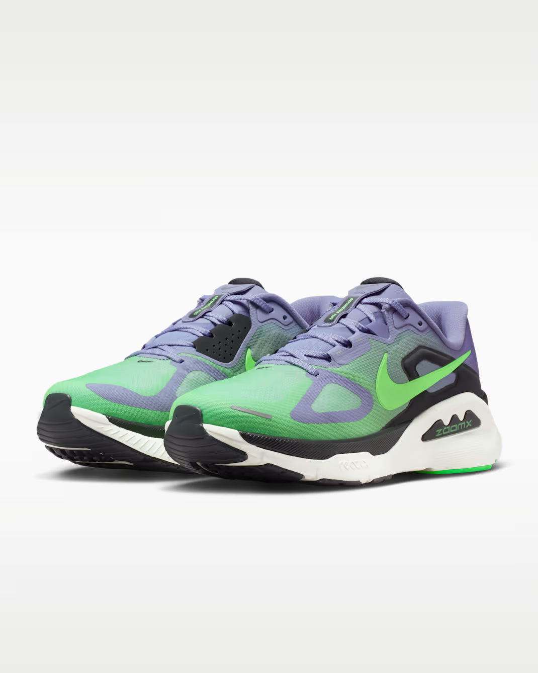 Nike Structure Plus Men’s Running Shoes - Purple/Green